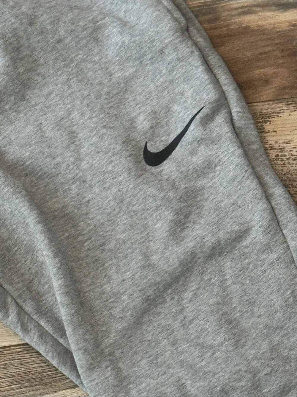 Nike Men's Dri-FIT Tapered Fitness Sweatpants in Gray Large